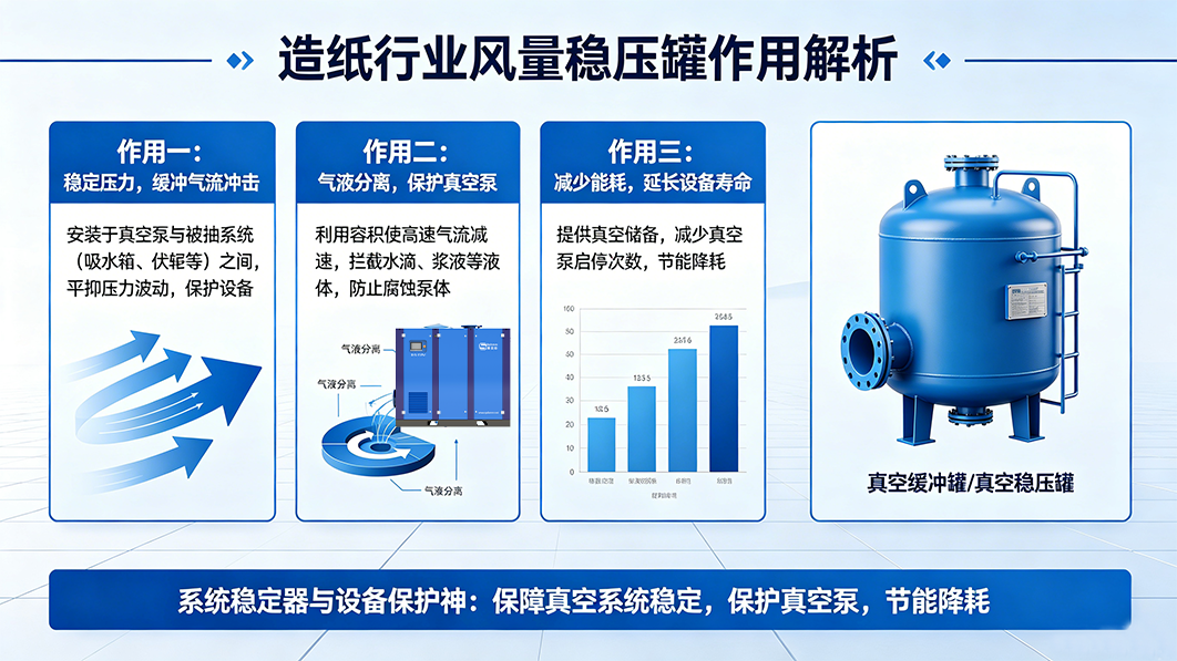 风量稳压罐：造纸风系统的“定海神针”，如何让气流“心平气和”