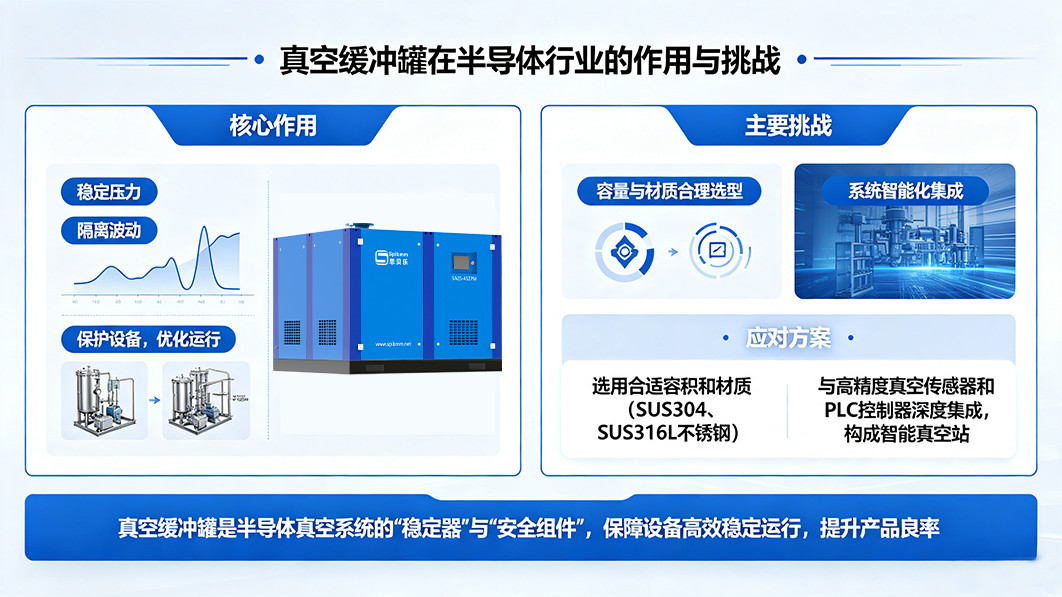 稳压护泵、工艺稳产：真空缓冲罐 —— 真空系统不可或缺的 “稳压稳流管家”