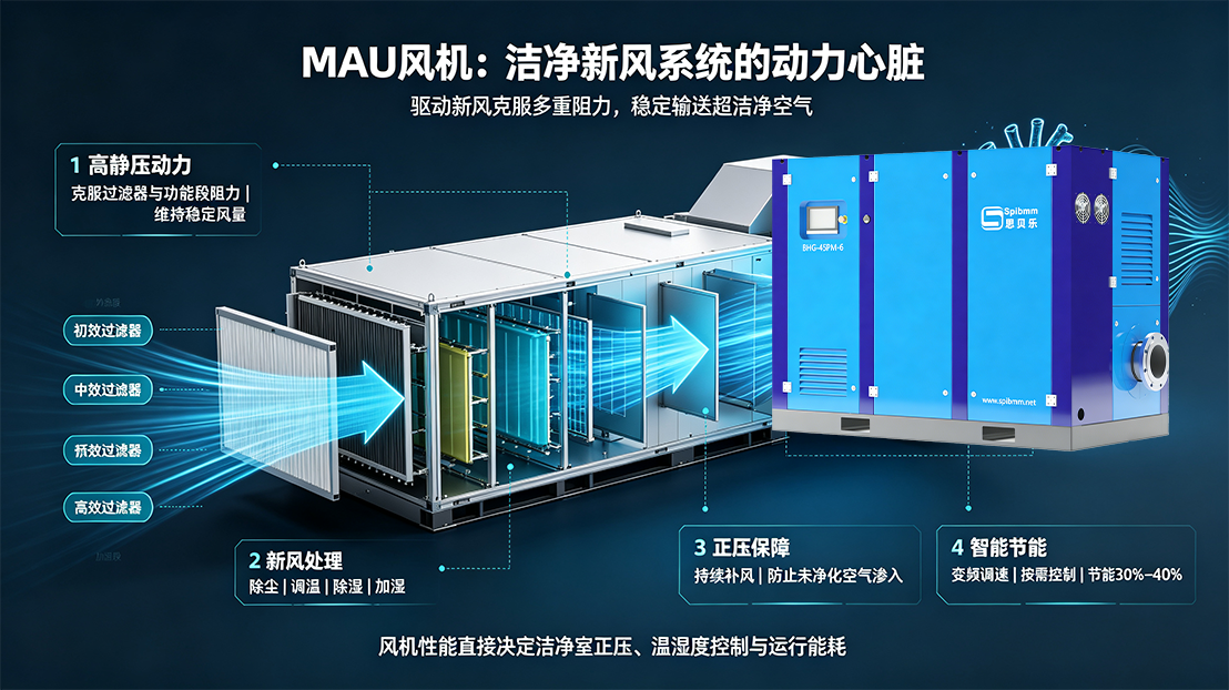 MAU洁净空调：芯片洁净室的“空气守门人”
