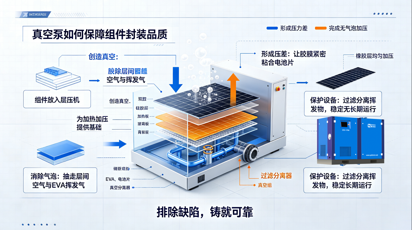 组件层压机：光伏板的“真空融合师”