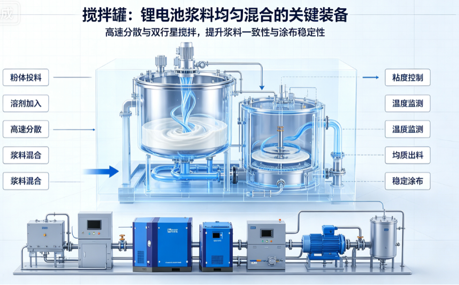 搅拌罐：高精尖材料的“融合工坊”