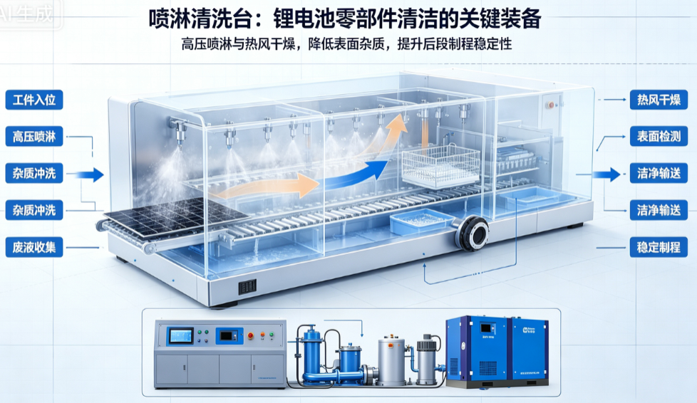 喷淋清洗台：芯片制造的“净芯工坊”