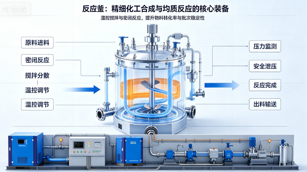 反应釜：化学工业的“万能反应器”