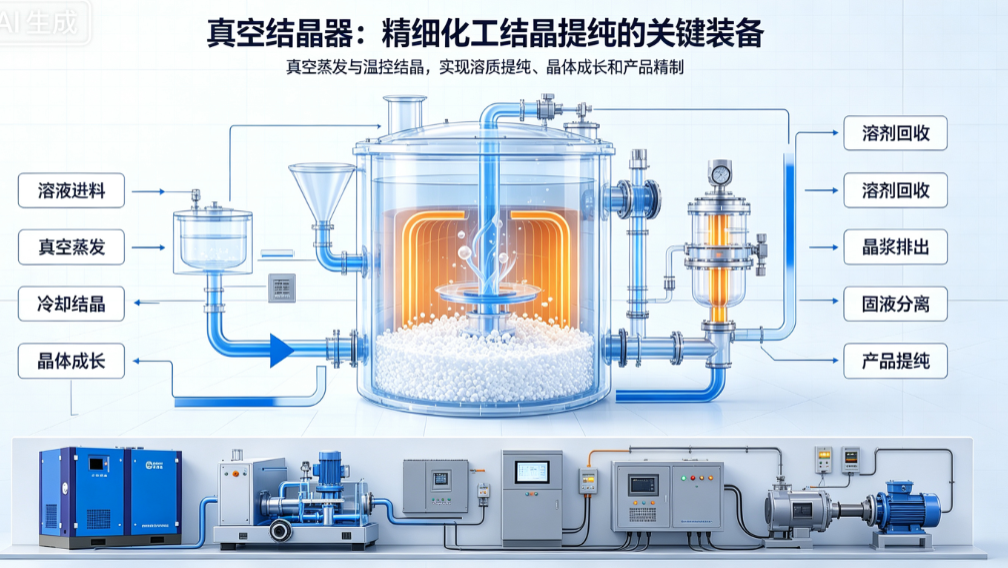 真空结晶器：高纯材料的“晶体培育师”