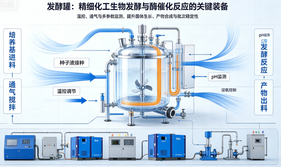 发酵罐：生物制造的“细胞工坊”