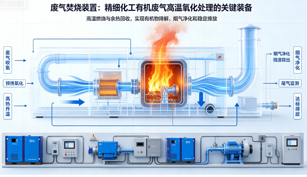 废气焚烧装置：工业废气的“终极净化师”