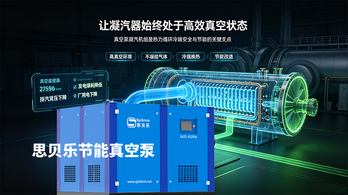 真空泵凝汽机组：火力发电的“真空守护者”