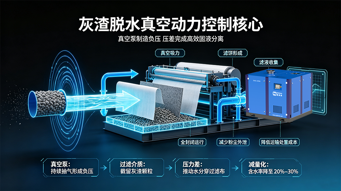 灰渣脱水设备：工业固废的“干湿分离师”